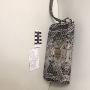 Henri Bendel Courtship wristlet in Snake